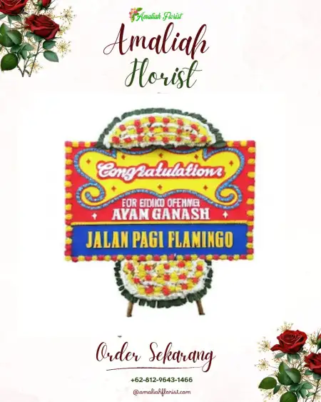 Sewa Papan Bunga Waelata